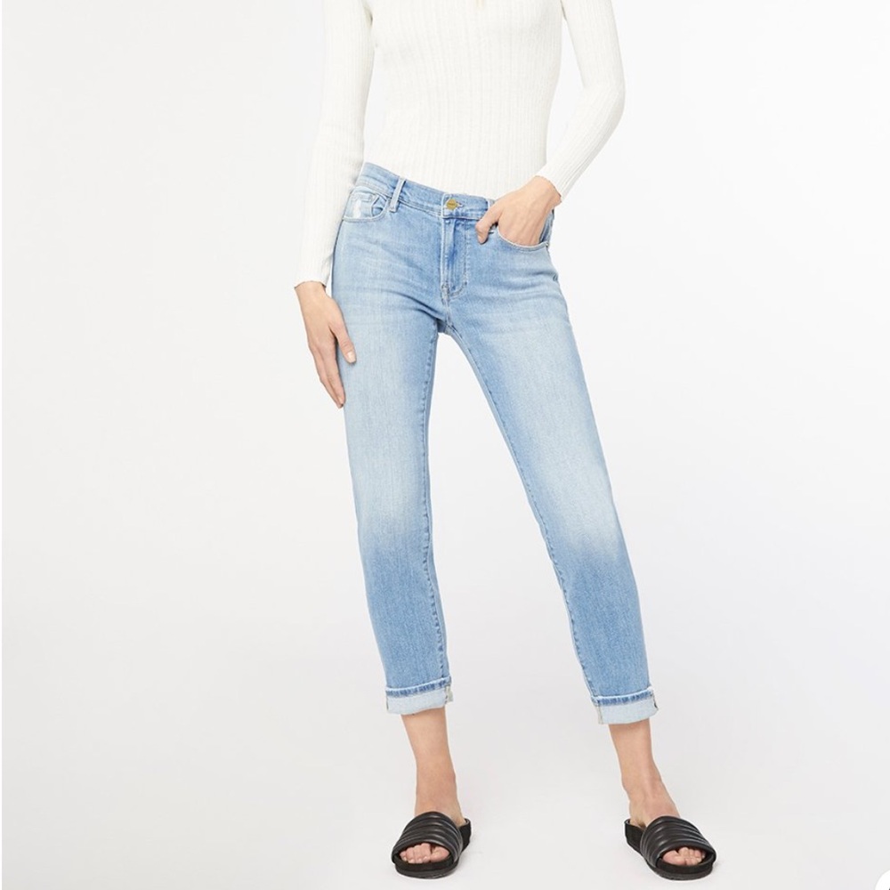 Frame Le Garçon Slim Straight Jeans - Size 29